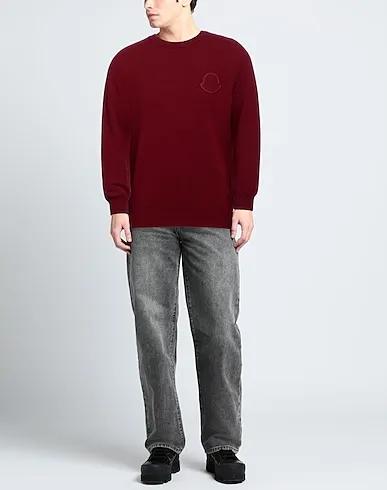 Burgundy Knitted Cashmere blend