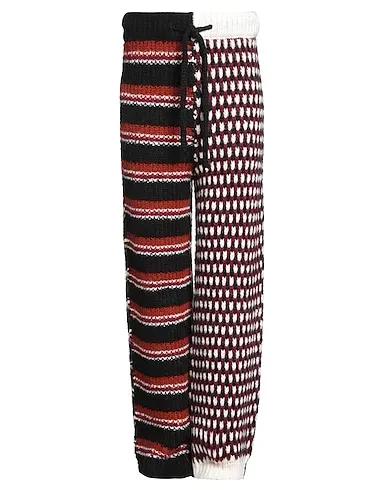 Burgundy Knitted Casual pants