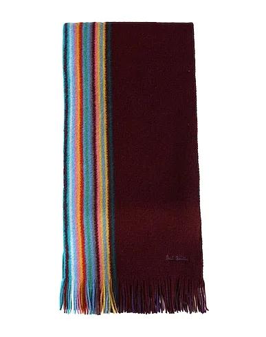 Burgundy Knitted Scarves and foulards