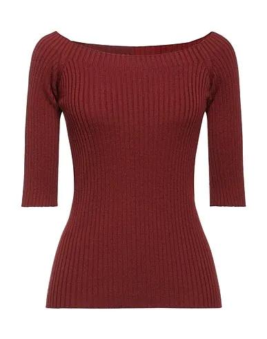 Burgundy Knitted Sweater