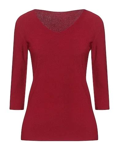 Burgundy Knitted Sweater