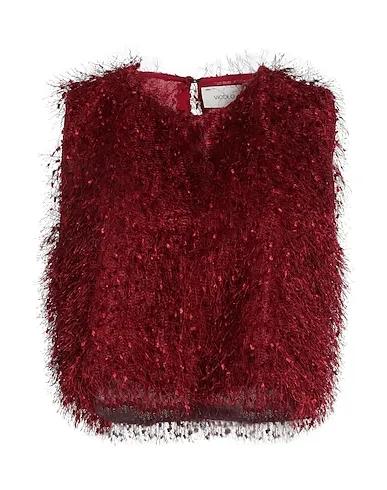 Burgundy Knitted Top