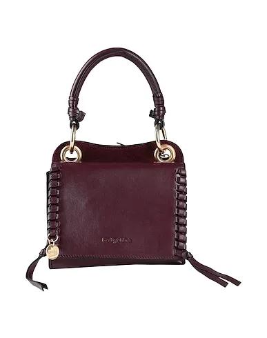 Burgundy Leather Handbag