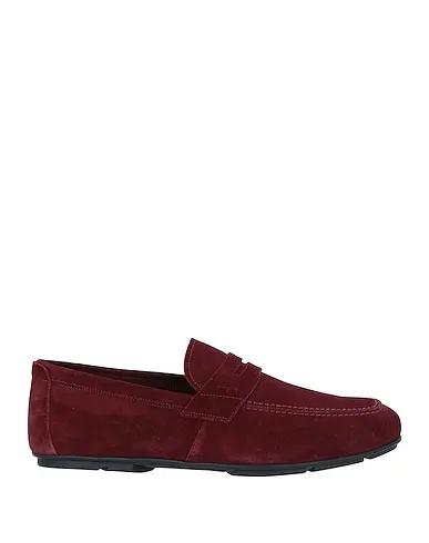Burgundy Leather Loafers