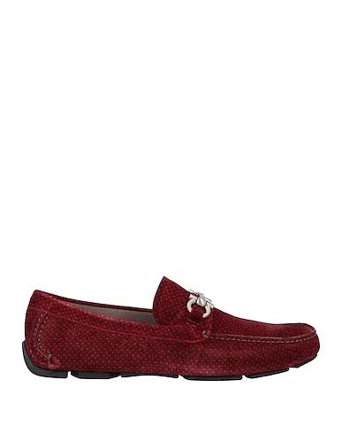 Burgundy Leather Loafers