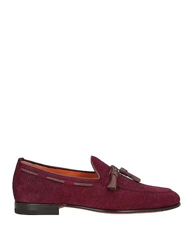 Burgundy Leather Loafers
