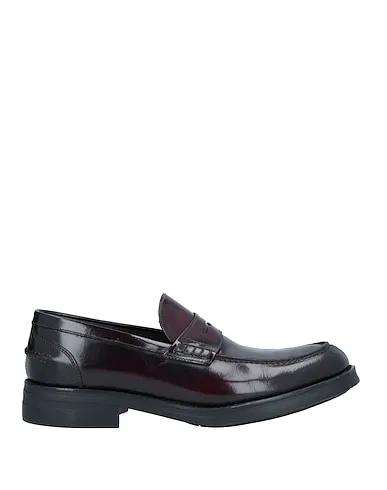 Burgundy Leather Loafers