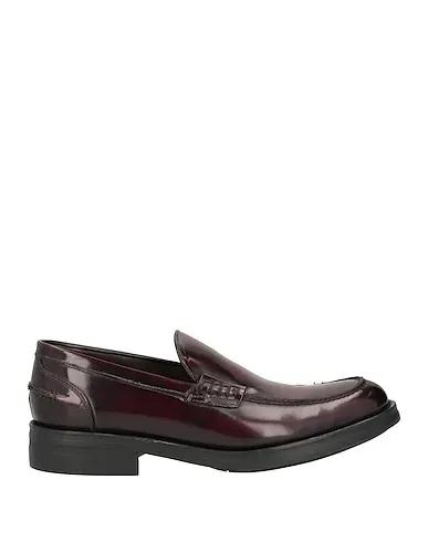 Burgundy Leather Loafers