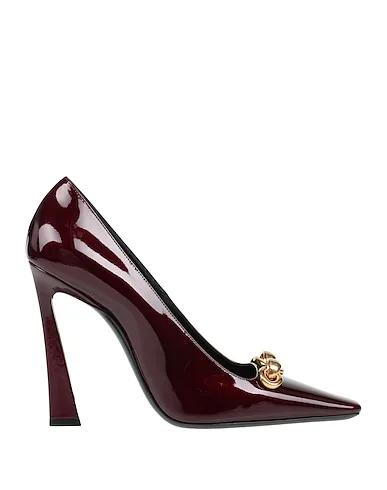 Burgundy Leather Pump