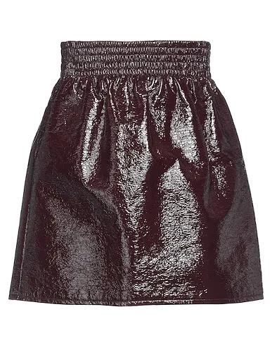 Burgundy Mini skirt