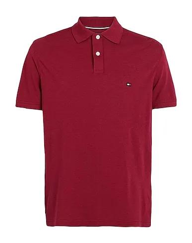 Burgundy Piqué Polo shirt