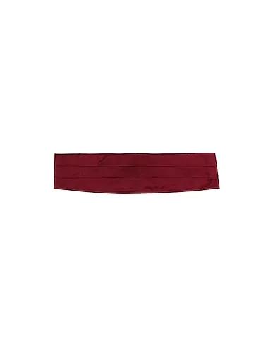 Burgundy Satin Fabric belt