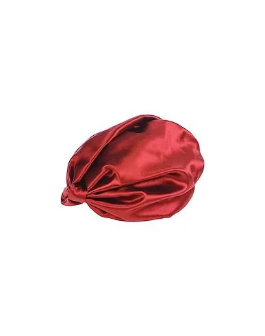 Burgundy Satin Hat