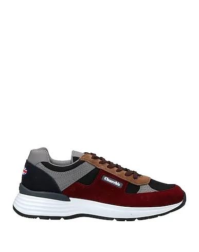 Burgundy Techno fabric Sneakers