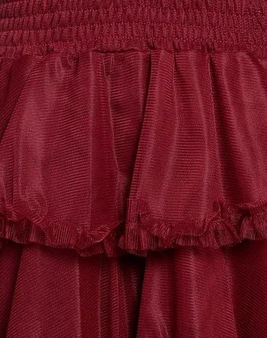 Burgundy Tulle Short dress