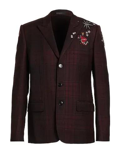 Burgundy Tweed Blazer
