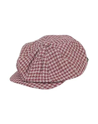 Burgundy Tweed Hat