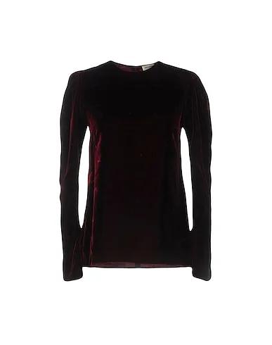 Burgundy Velvet Blouse