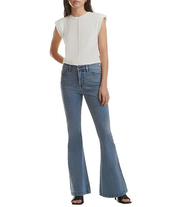 by 7 For All Mankind Women's Ultra Flare-Leg Jeans
