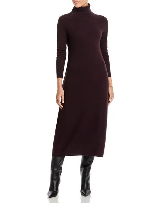 C by Bloomingdale's Turtleneck Cashmere Midi Dress - 100% Exclusive
