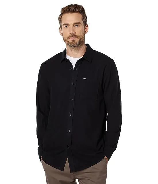 Caden Solid Long Sleeve Button-Up