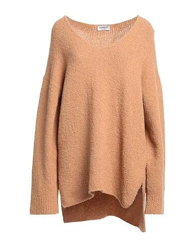 Camel Bouclé Sweater