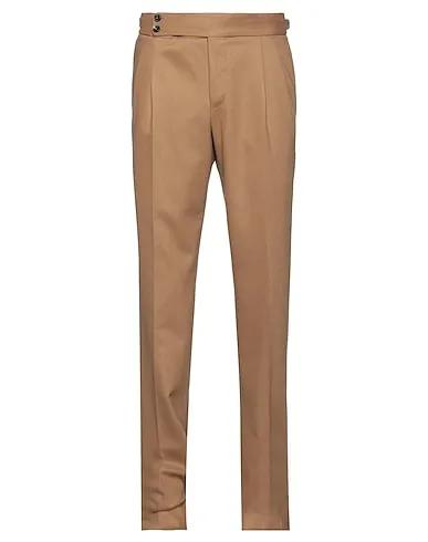 Camel Flannel Casual pants