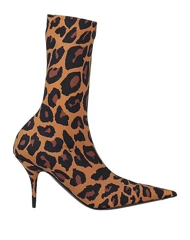 Camel Jersey Ankle boot