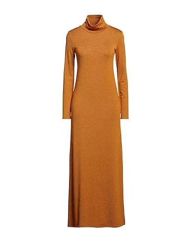 Camel Jersey Long dress
