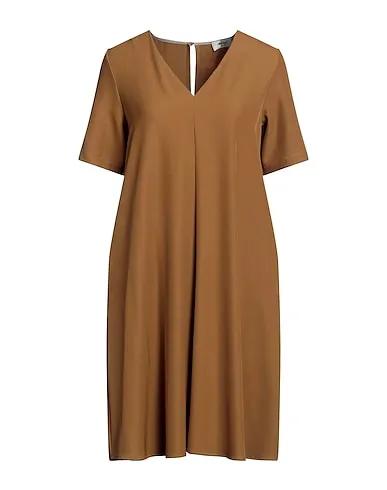 Camel Jersey Short dress