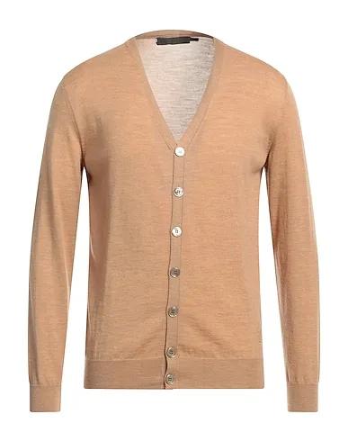 Camel Knitted Cardigan