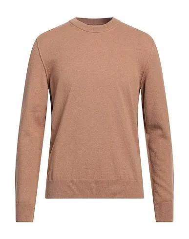 Camel Knitted Cashmere blend