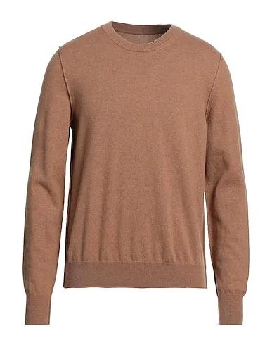 Camel Knitted Cashmere blend