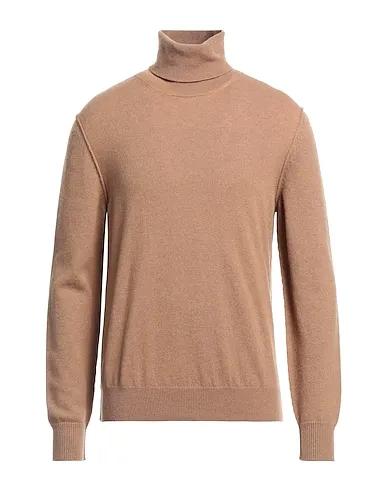 Camel Knitted Cashmere blend
