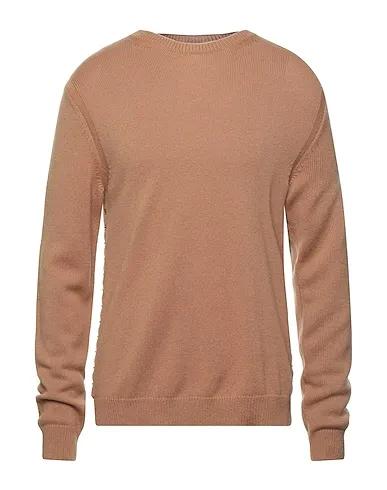 Camel Knitted Cashmere blend