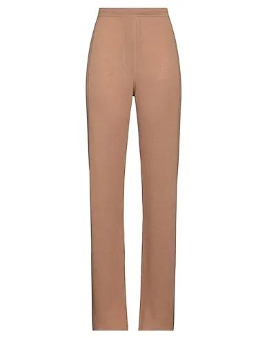 Camel Knitted Casual pants