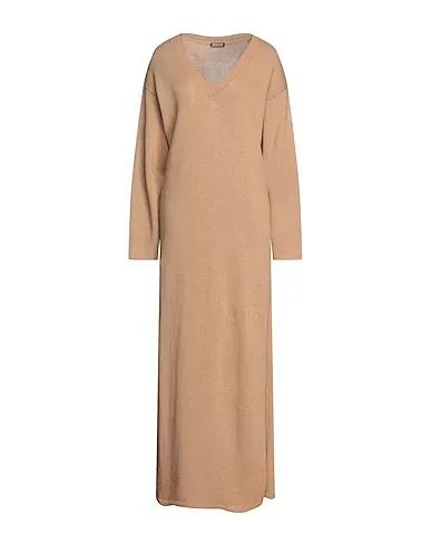 Camel Knitted Long dress