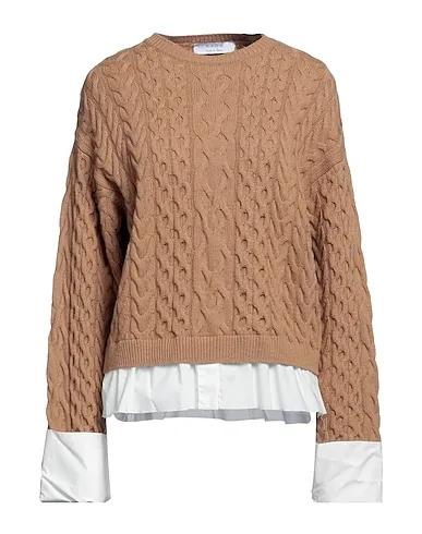 Camel Knitted Sweater