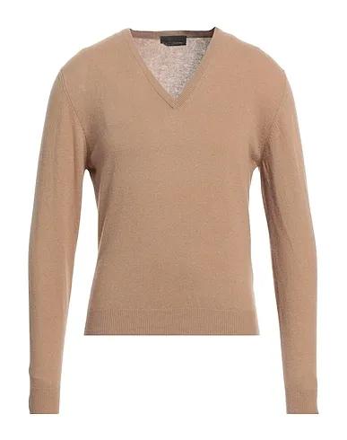 Camel Knitted Sweater