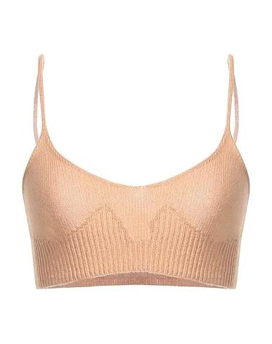 Camel Knitted Top