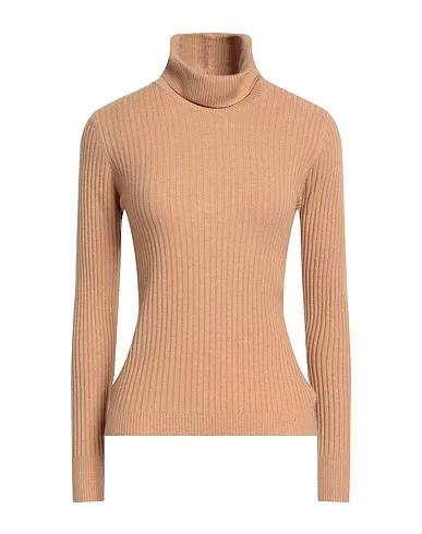 Camel Knitted Turtleneck