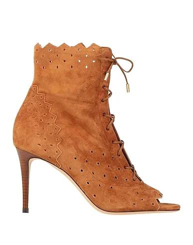 Camel Leather Ankle boot