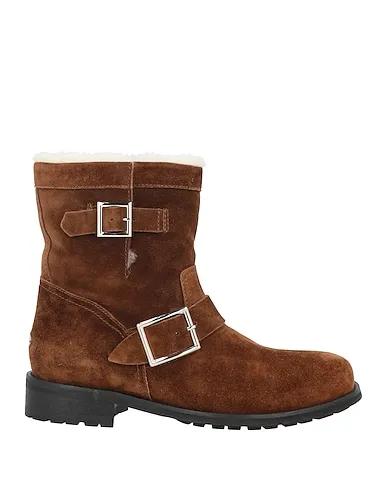 Camel Leather Ankle boot