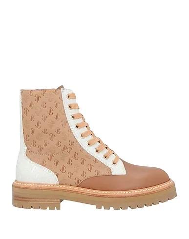 Camel Leather Ankle boot