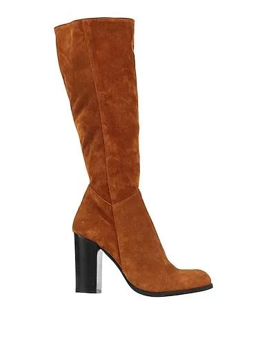 Camel Leather Boots