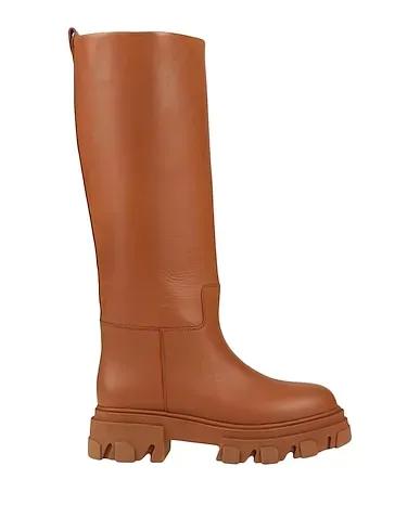 Camel Leather Boots