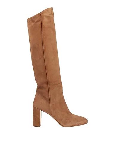 Camel Leather Boots