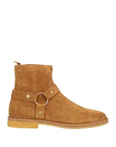 Camel Leather Boots
