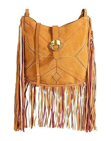 Camel Leather Cross-body bags