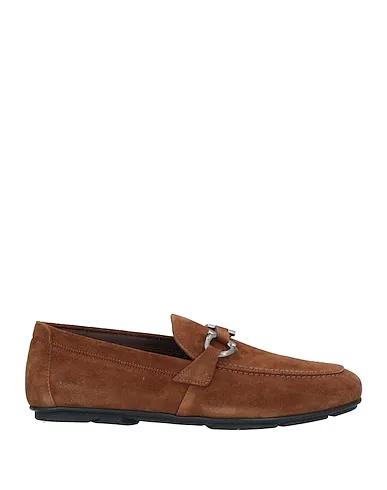 Camel Leather Loafers